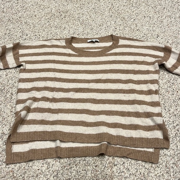 Madewell Warmlight Striped Long Sleeve Crew Neck Sweater - Picture 1 of 12